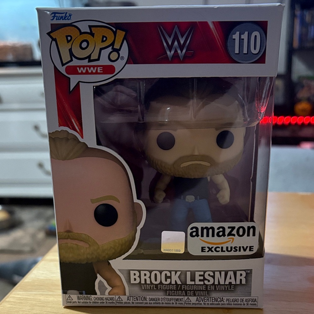 Funko Pop WWE Brock Lesnar Amazon Exclusive Figure